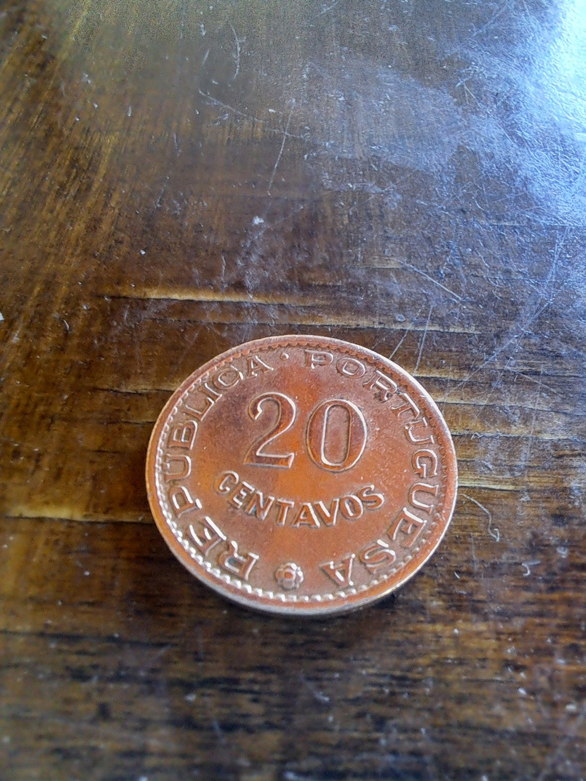 1961 20 Portuguese centavos