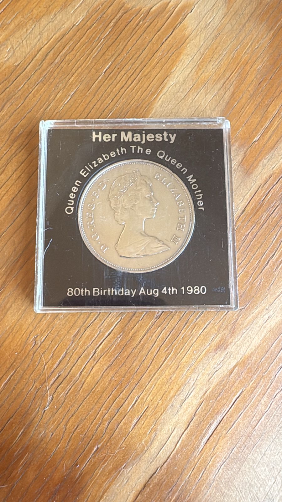 United Kingdom 25 new pence 1980 "80th birthday of Queen Elizabeth the Queen Mother" (price negotiable)