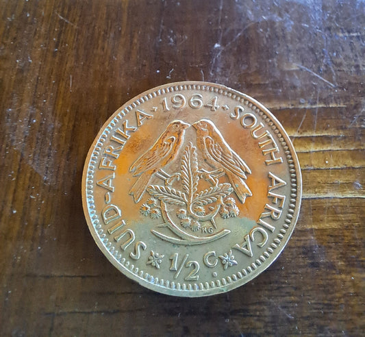 1964 South African half cent